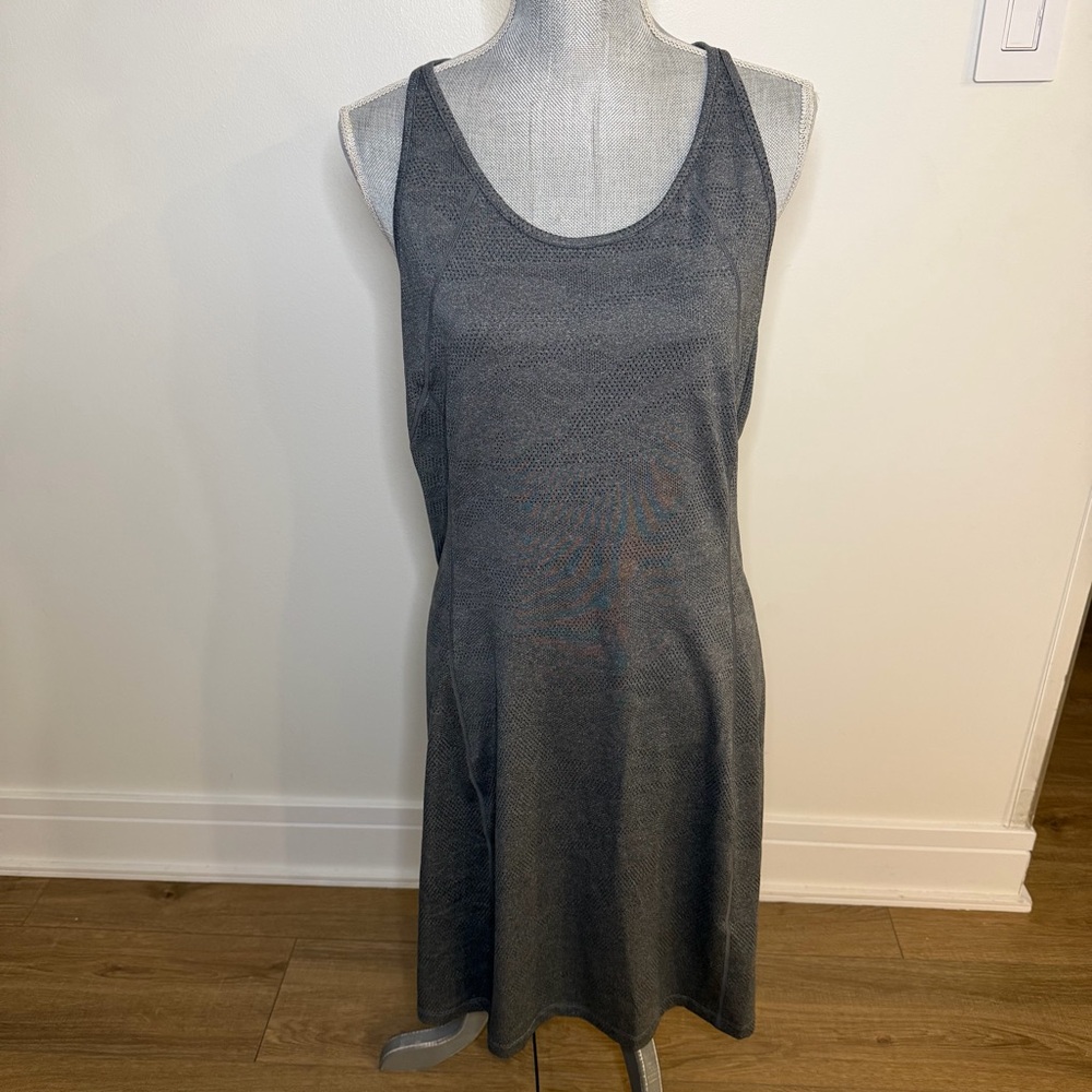 Merrell gray sleeveless athletic shirt dress , L